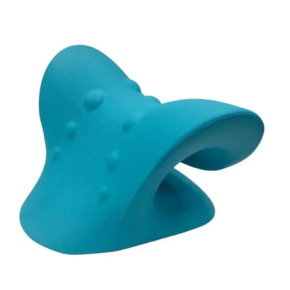 Premium Cervical Traction Device Neck Shoulder Stretcher Pillow Chiropractic Traction Relax for Head BackPain Relief Body Massager