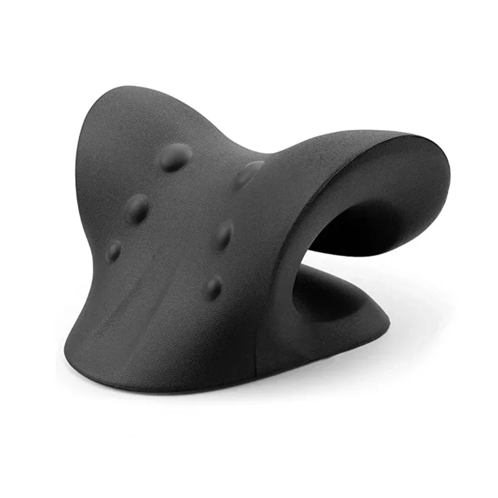 Premium Cervical Traction Device Neck Shoulder Stretcher Pillow Chiropractic Traction  Relax for Head BackPain Relief Body Massager