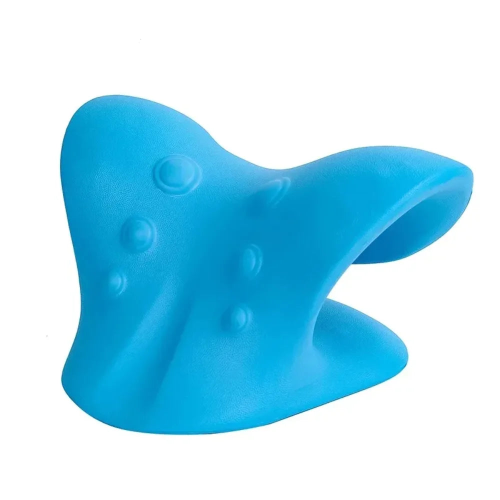 Premium Cervical Traction Device Neck Shoulder Stretcher Pillow Chiropractic Traction  Relax for Head BackPain Relief Body Massager