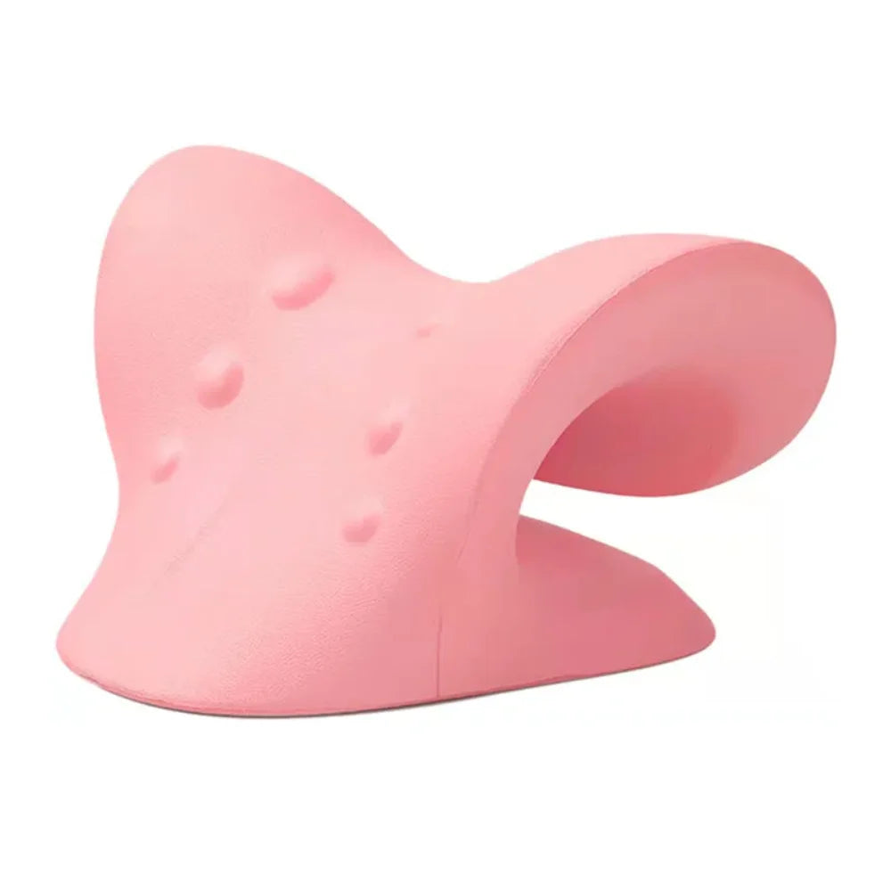 Premium Cervical Traction Device Neck Shoulder Stretcher Pillow Chiropractic Traction  Relax for Head BackPain Relief Body Massager
